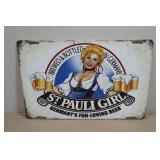 Vintage Style Metal Sign - St Paul Girl