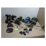 Assorted RC Cars and Accessories