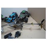 Assorted RC Cars and Accessories