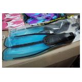 Kids and Adults Swim Fins and Goggles