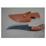 Viking Custom Knife Co 9.5" Hammered Carbon Steel Knife
