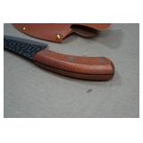 Viking Custom Knife Co 9.5" Hammered Carbon Steel Knife