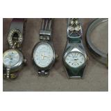 Gold & Silver Tone Rings and Vintage Watches