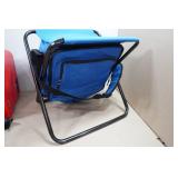6-Can Mini Fridge and Portable Folding Camp Chair