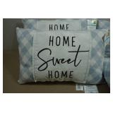 *4* Decorative Throw Pillows -12"x18" Home Sweet Home