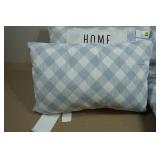 *4* Decorative Throw Pillows -12"x18" Home Sweet Home