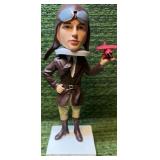 Bobbletopia Amelia Earhart Limited Edition Bobblehead