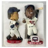 Kirby Puckett / Kent Hrbek Legends of the Done Minnesota Twins Bobblehead Set - NEW IN BOX / PACKAGE