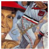 Rod Carew Autographed Limited Edition 1991 Gartlan USA MLB Plate "Hitting for the Hall" Minnesota Twins Baseball