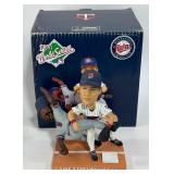 Kent Hrbek / Ron Gant Collision 1991 World Series Game 2 Iconic Minnesota Twins Basbell Bobblehead - In Box w/ Package