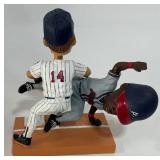 Kent Hrbek / Ron Gant Collision 1991 World Series Game 2 Iconic Minnesota Twins Basbell Bobblehead - In Box w/ Package