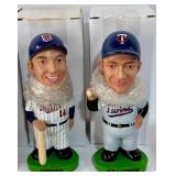 2001 Minnesota Twins Season Ticket Holder Bobblehead Set - Puckett, Oliva, Hrbek, Killebrew- New in Boxes