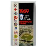 1969 Minnestoa Twins Vintage Baseball Media Guide - Beautiful Condition!