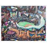 "Home of The Twins - Target Field" Michael Birawer Baseball Framed Print
