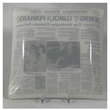 1965 Minnesota Twins "Twins Clinch Pennant" Minneapolis Tribune Candy Dish - Vintage