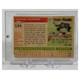 Harmon Killebrew RC 1955 Topps #124 Vintage Rookie Baseball Card - one poor corner