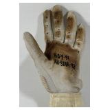Chuck Knoblauch Game Used Batting Glove Inscribed "ROY 91 All Star 92" Minnesota Twins Baseball