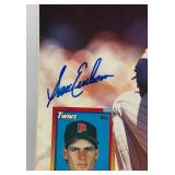 Scott Erickson Autographed Beckett Magazine Back Cover - Minnesota Twins Baseball