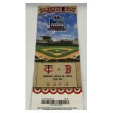 Targe Field Opened Day 2010 Ticket Set - Minnesota Twins Baseball