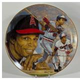 Rod Carew Limited Edition"Hitting For The Hall" 1991 Baseball Plate