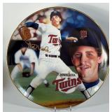 Fran Viola Limited Edition Gold 2,500 Made Terrence Fogarty Sports Impressions Superstar Collectors Plate - Minnesota Twins Baseball