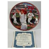 Mark McGwire "Record 70 Home Runs" Limited Edition Bradford Exchange Baseball Plate