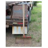 Pair of Metal Push Snow Shovels