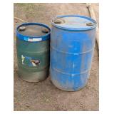 2 Plastic Drums 55/30