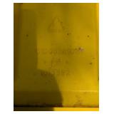 Yellow Power Washer Soap Tank - No Cover
