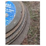 Large Pile of Cut off Disc and Diamond Blade - Large and Small