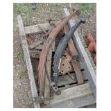 Pallet of mixed Leaf Springs and Parts/Pieces