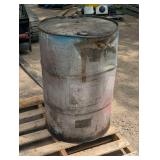 55 Gallon Metal Drum - Dented