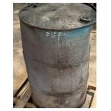 55 Gallon Metal Drum - Dented