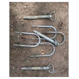 Lot of U Bolts and Heavy Duty Pins