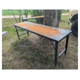 Heavy Duty Adjustable Steel Work Table