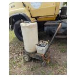 Battery Fill Cart - 15 Gallon Drum Battery Pump and Nozzle
