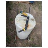Battery Fill Cart - 15 Gallon Drum Battery Pump and Nozzle