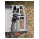RUBBERMAID COMMERCIAL PRODUCTS Utility Cart: 500 lb, 2 Shelves