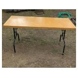 6 foot Folding Wooden Table