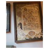 Vintage Framed Mother Poetry Prints (Lot of 7)