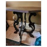 Octagonal Pedestal Side Table