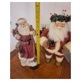 Santa Figurine Pair (Lot of 2)