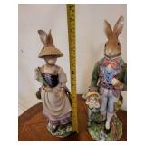 Fitz and Floyd Classics Rabbit Figurines (Lot of 2)