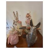 Bunny Figurine Assortment (Lot of 4)