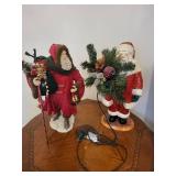Christmas Santa Figurines (Lot of 2)