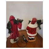 Christmas Santa Figurines (Lot of 2)