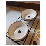 Dog-Themed Pet Decor, Apparel & Bowls Mixed Lot