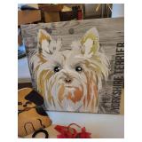Dog-Themed Pet Decor, Apparel & Bowls Mixed Lot