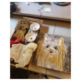 Dog-Themed Pet Decor, Apparel & Bowls Mixed Lot