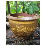 Wicker Plant Stand Ceramic Planters Topiary Decor Mixed Lot